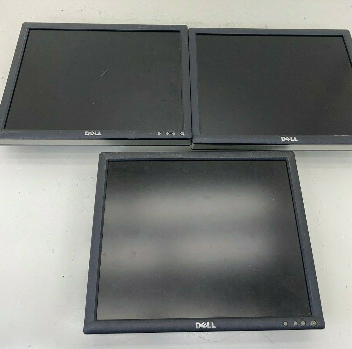 Lot of 3 - Dell 1704FPVs LCD Monitor 17\