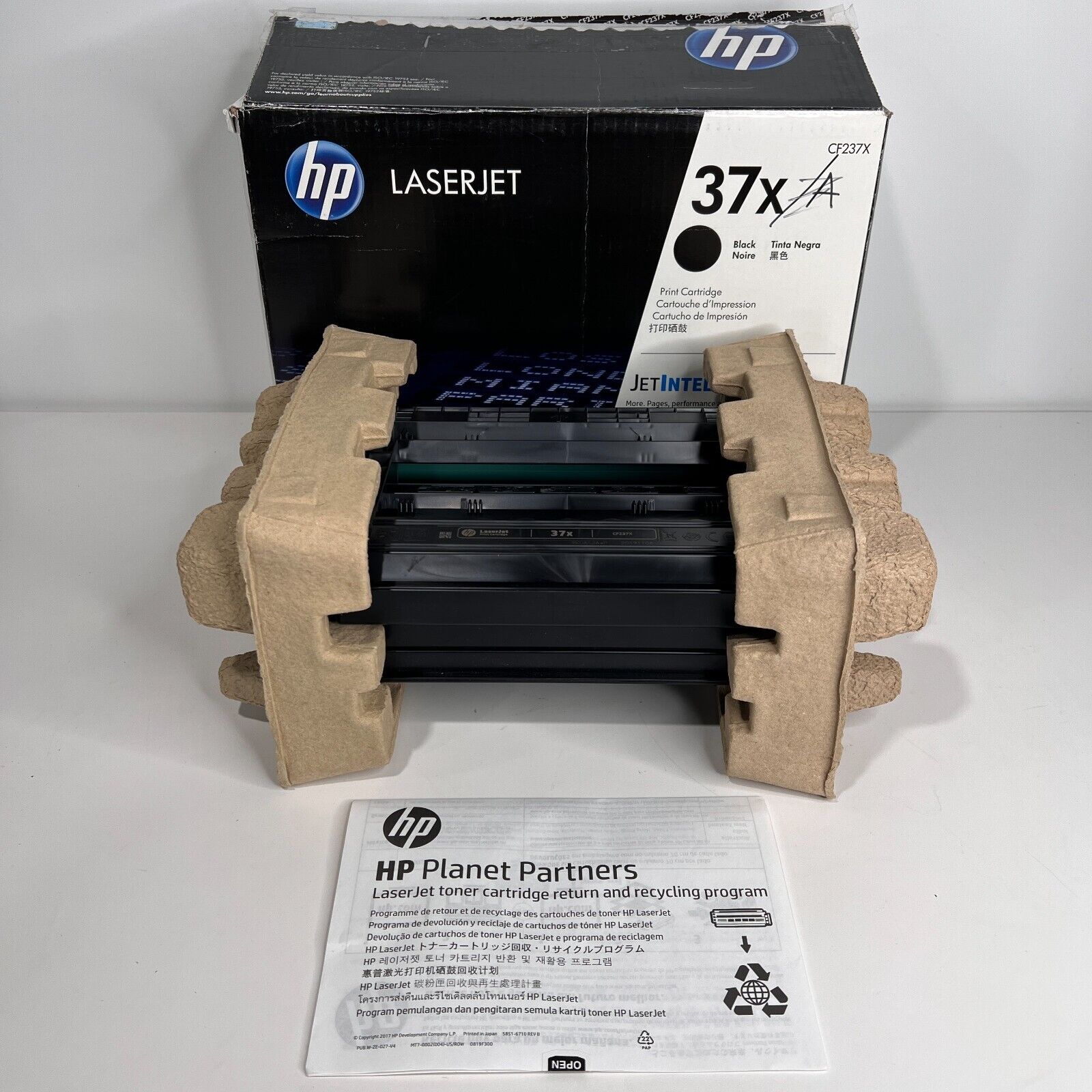 Genuine HP 37X CF237X Black Toner For LaserJet M608 M609 M631 M632 New Open Box