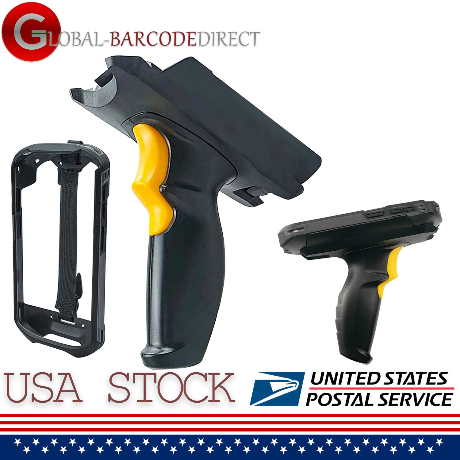 Protective Case+Snap On Trigger Scan Pistol Grip for Zebra TC51 TC52 TC56 TC57