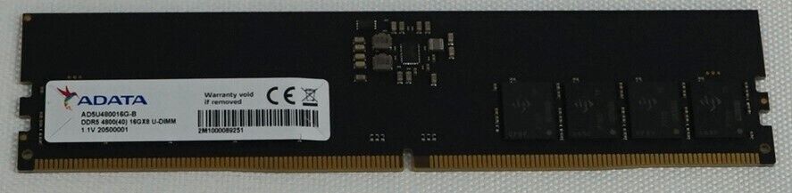 RAM Module Adata 16GB DDR5 SDRAM Memory Module - For Desktop PC - 16 GB -