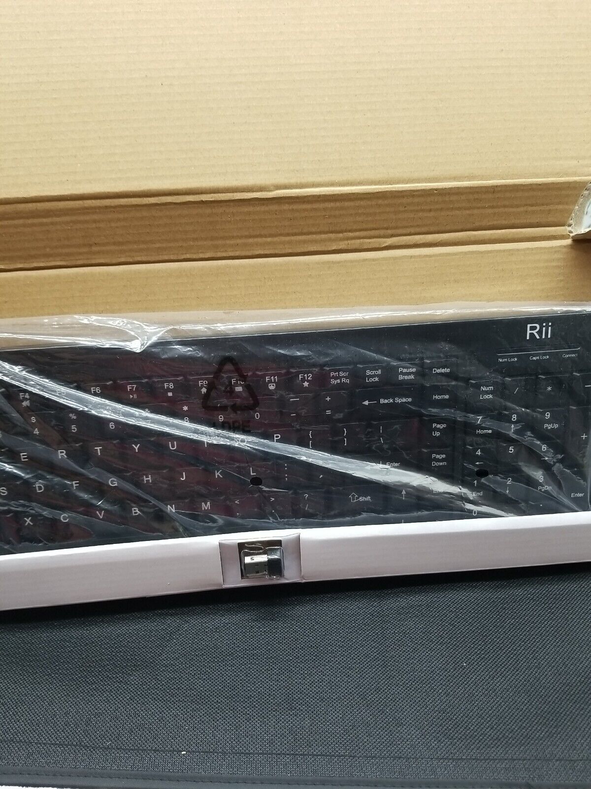 Rii RK901 Wireless Keyboard ~ Ultra-Slim ~ Full Size ~ 2.4GHz 