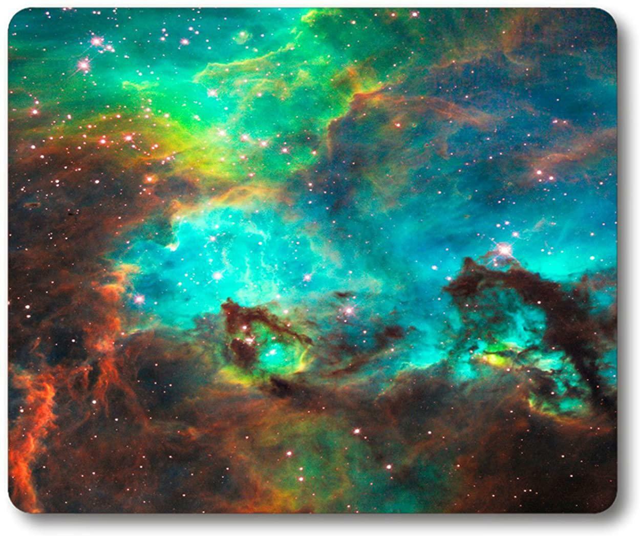 Smooffly Mouse Pad Galaxy Customized Rectangle Non-Slip Rubber Mousepad Gaming M