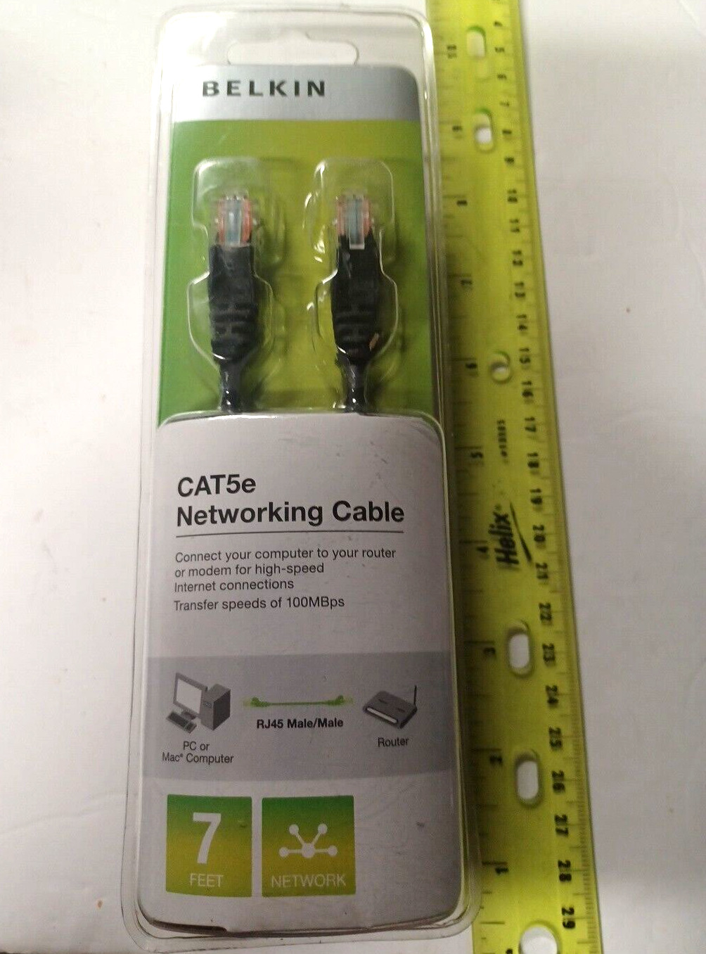Belkin CAT5e Networking Cable Blue 7 Ft. Brand New T1