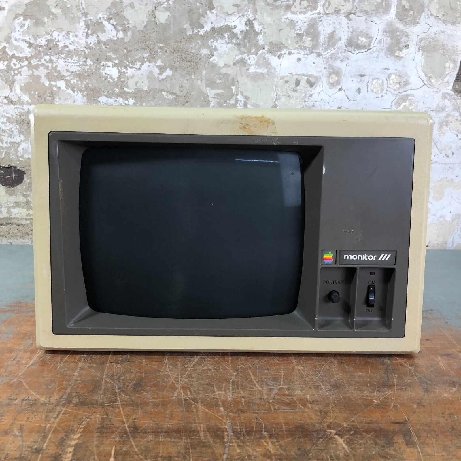 Vintage Apple III CRT Monitor Model A3M0039 TESTED WORKS
