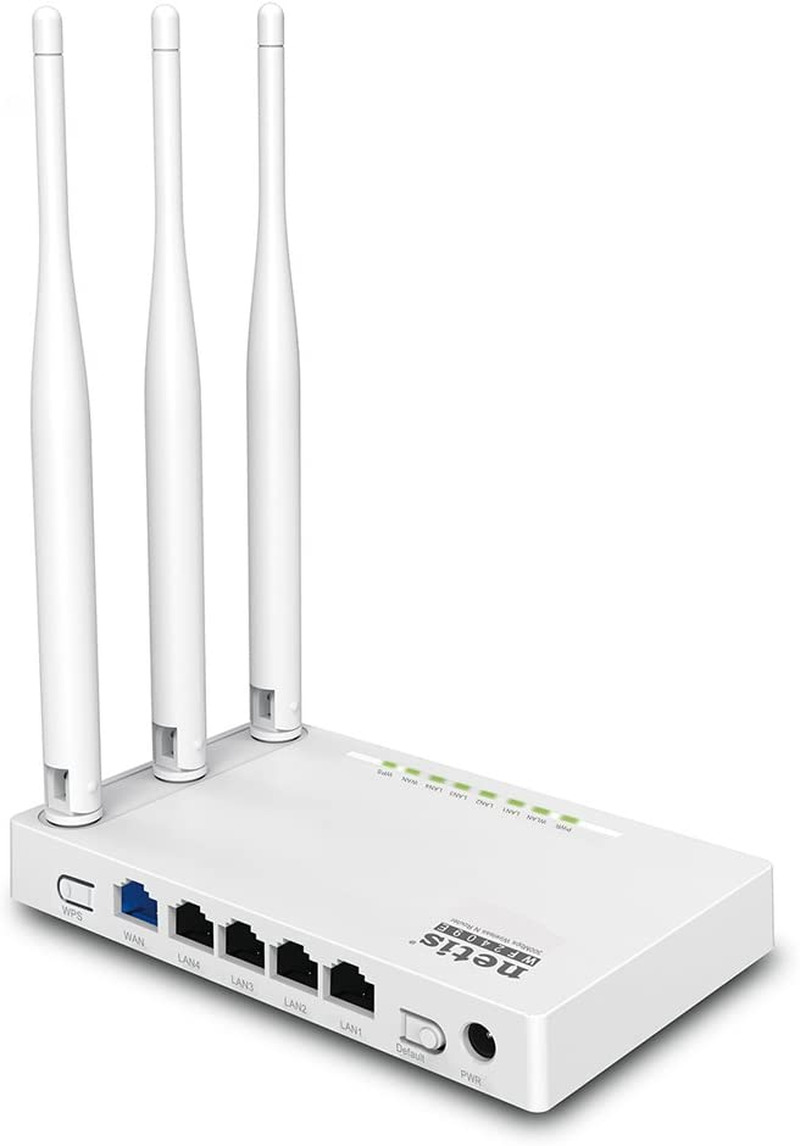 WF2409E 300Mbps High-Speed Wireless N Router | Smart 3 X 5Dbi High Gain Antennas