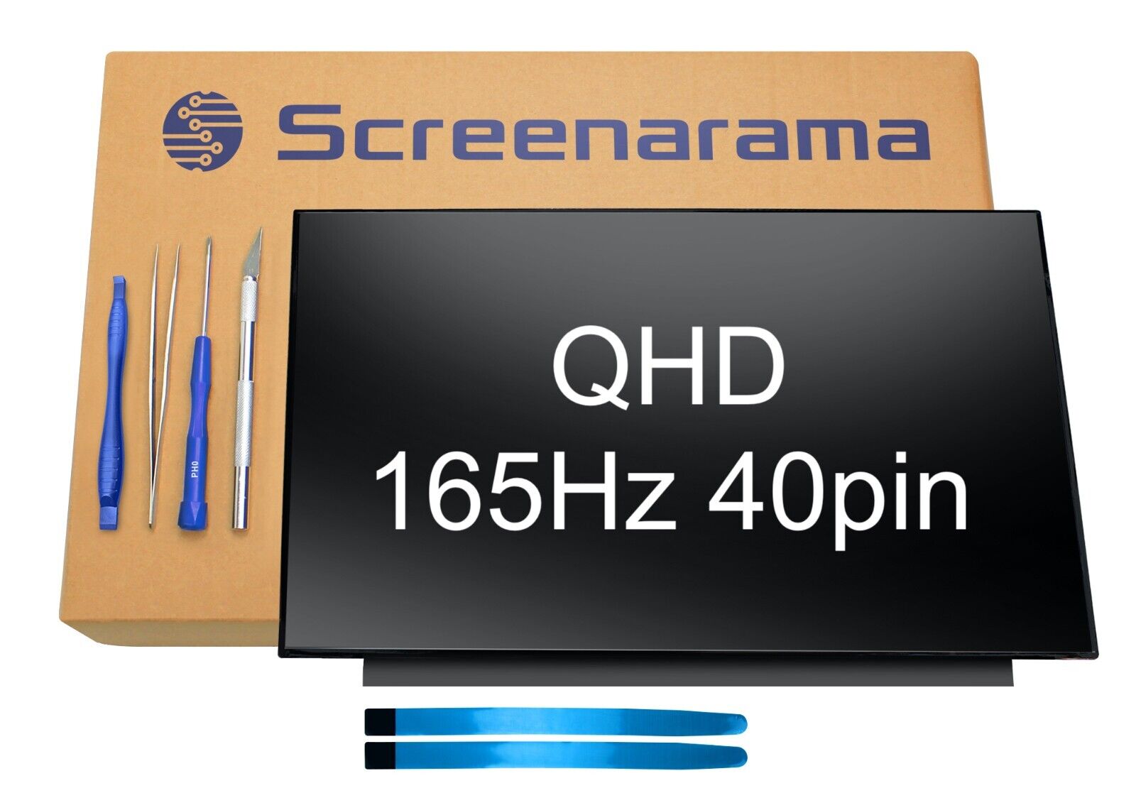 BOE NE156QHM-NY5 V8.0 V8.1 QHD 165Hz 40pin LCD Screen + Tools SCREENARAMA * FAST
