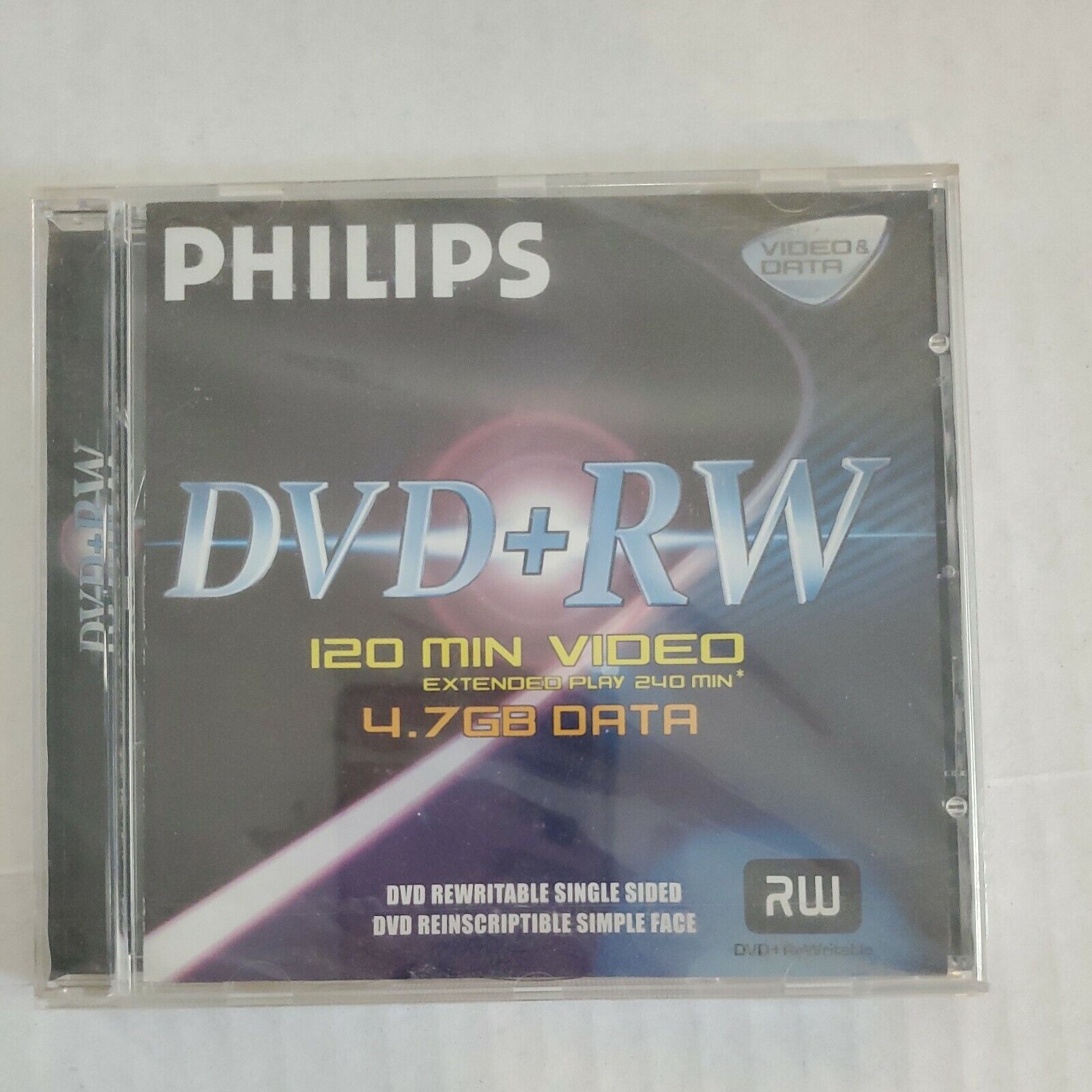 Philips Magnavox 4.7GB DVD-RW  Factory Sealed 🦭12 Min Video extend UNOPENED 