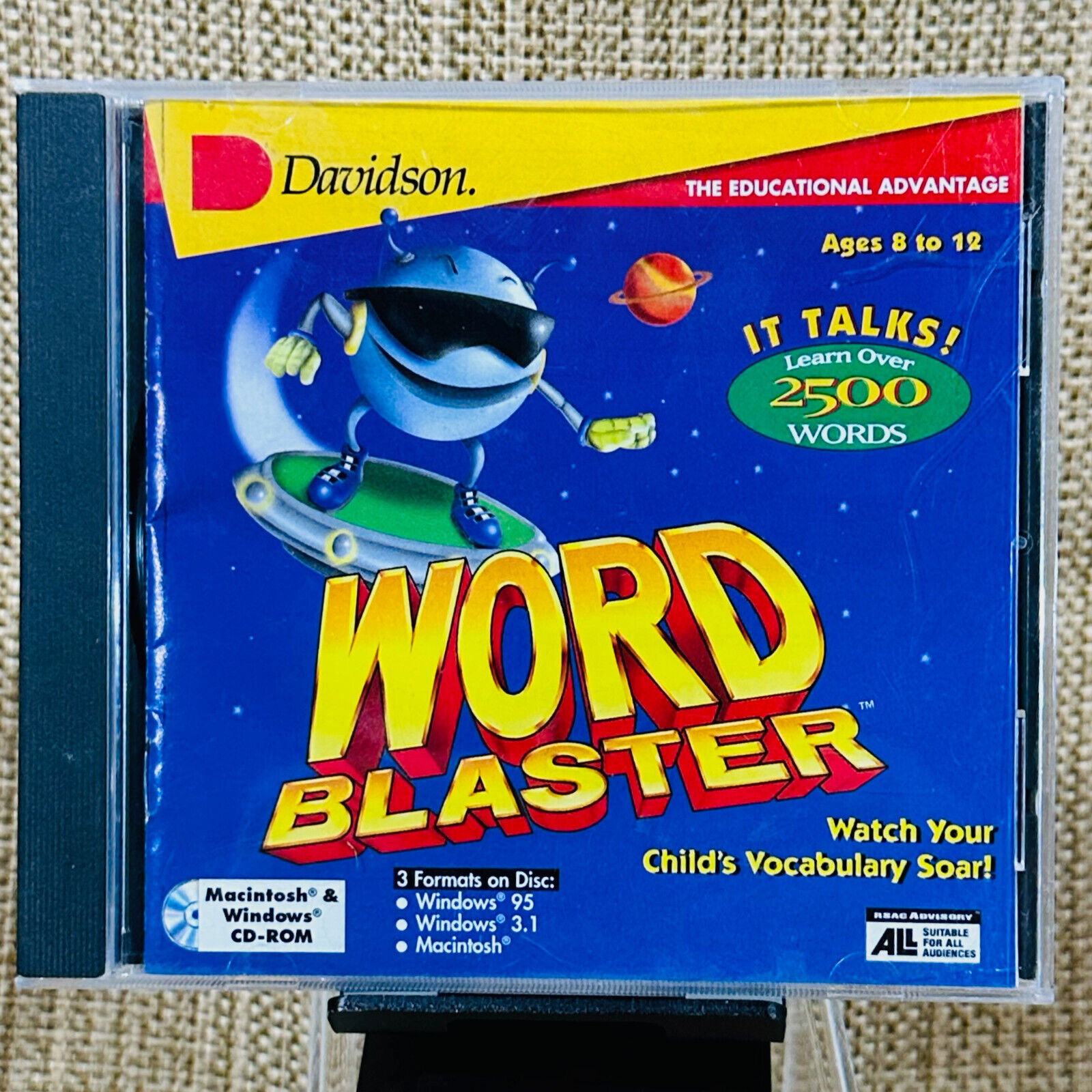 Word Blaster Vocabulary Enhancing Game Software for PC & MAC Ages 8-12