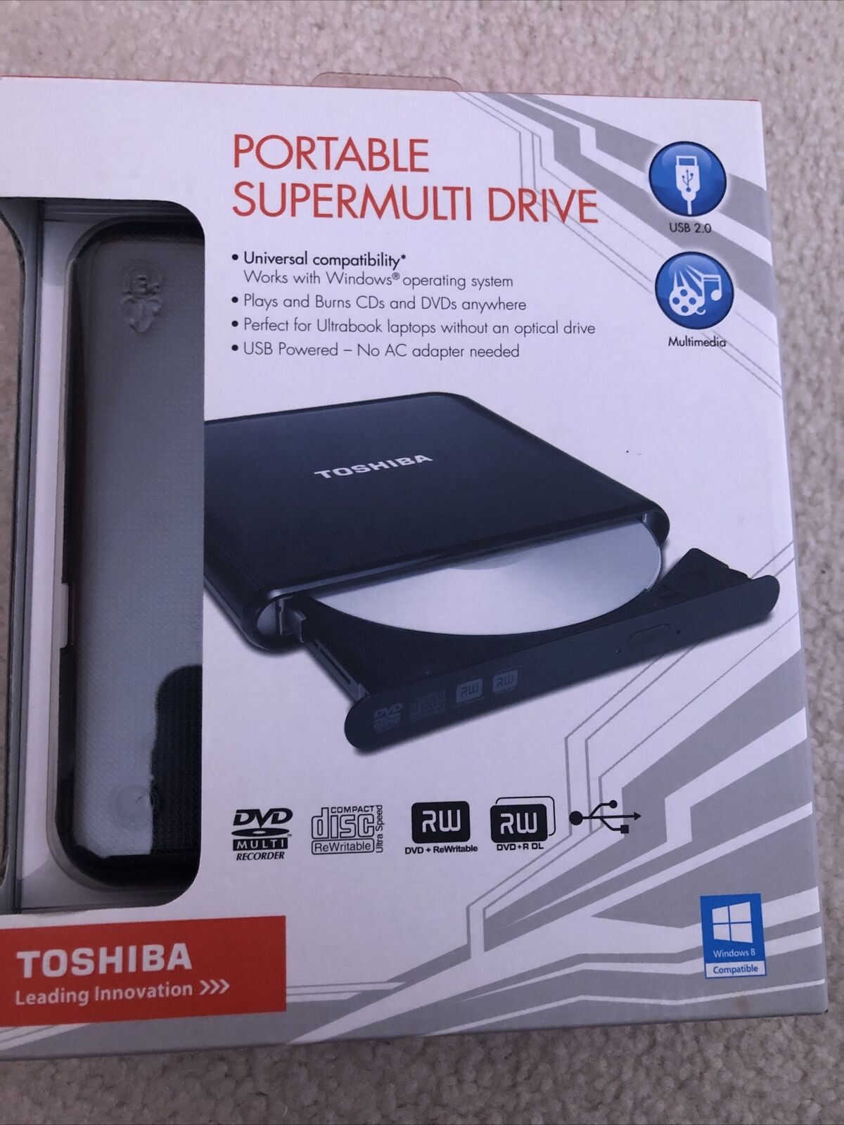 Toshiba Portable Super multi Drive PA3834U