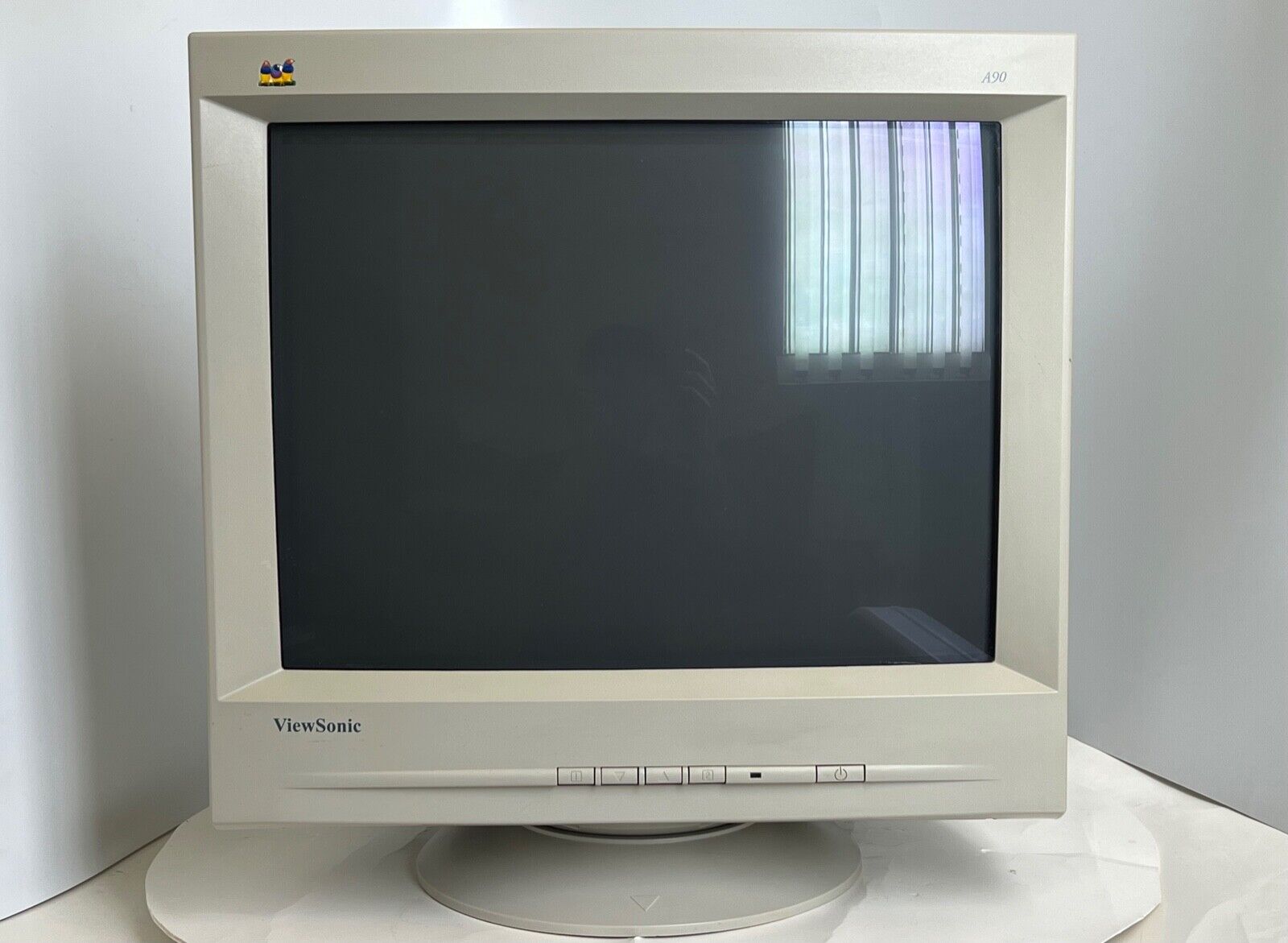 ViewSonic A90 19” CRT Monitor + Orig Box - Vintage Gaming - 1600 x 1200 Max Res