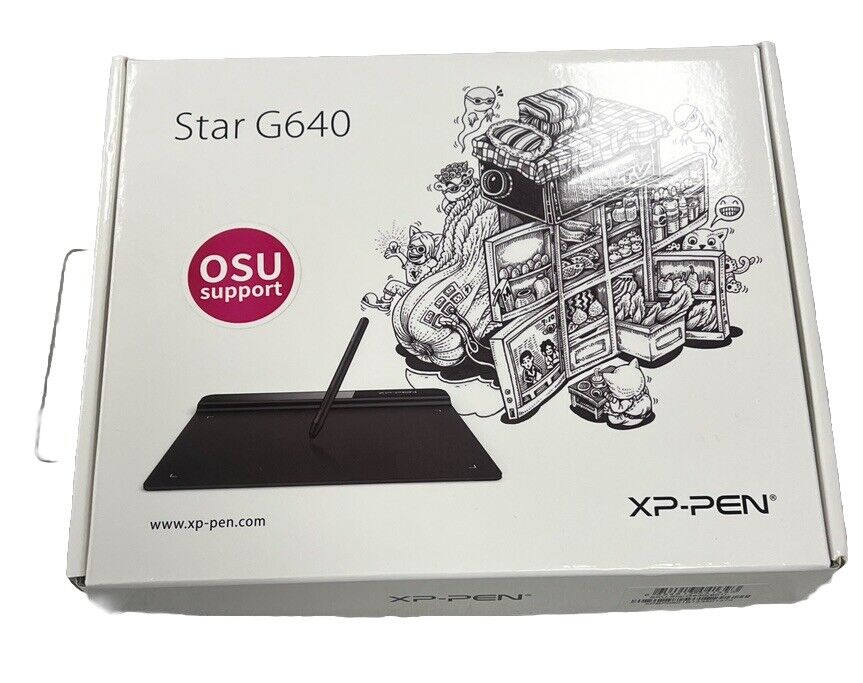 XP-Pen Star G640 6x4 Inch Graphic Pen Drawing Tablet 6” x 4” USB