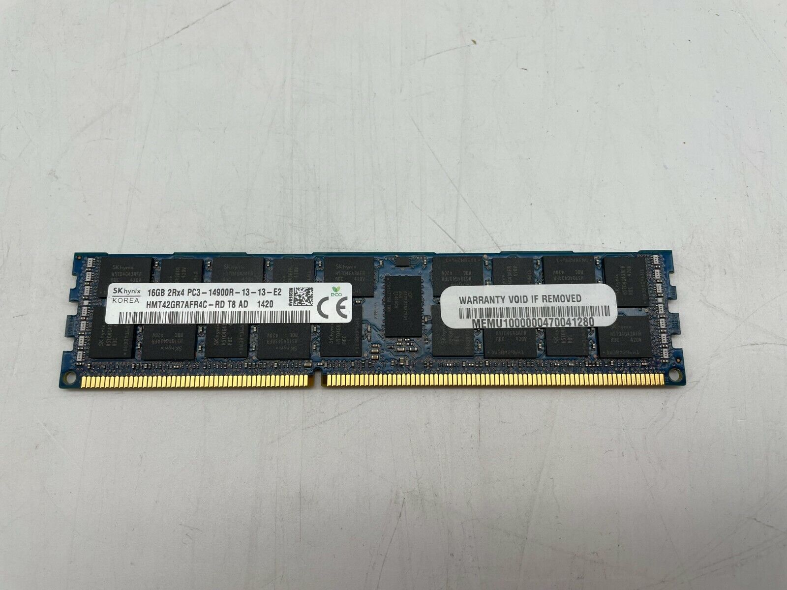 HYNIX 16GB (1X16GB) 2RX4 PC3-14900R Server RAM, HMT42GR7AFR4C-RD