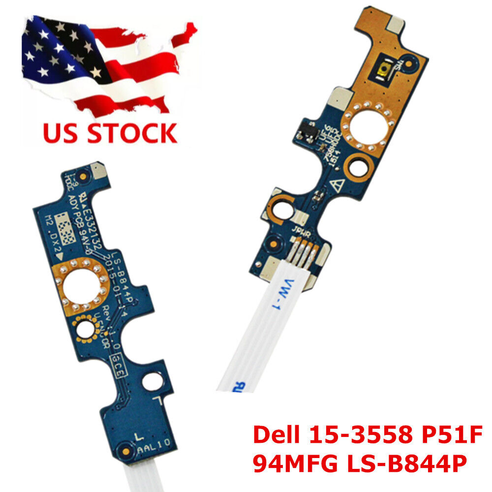 Power Button Board Cable For Dell Inspiron 15-3558 5555 5558 5559 94MFG LS-B844P