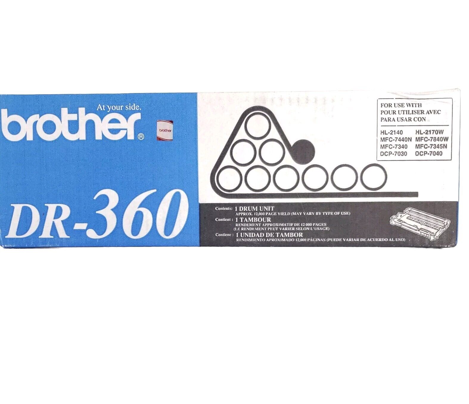 Brother DR-360 Drum Unit DR-360 Genuine Original Authentic OEM Sealed