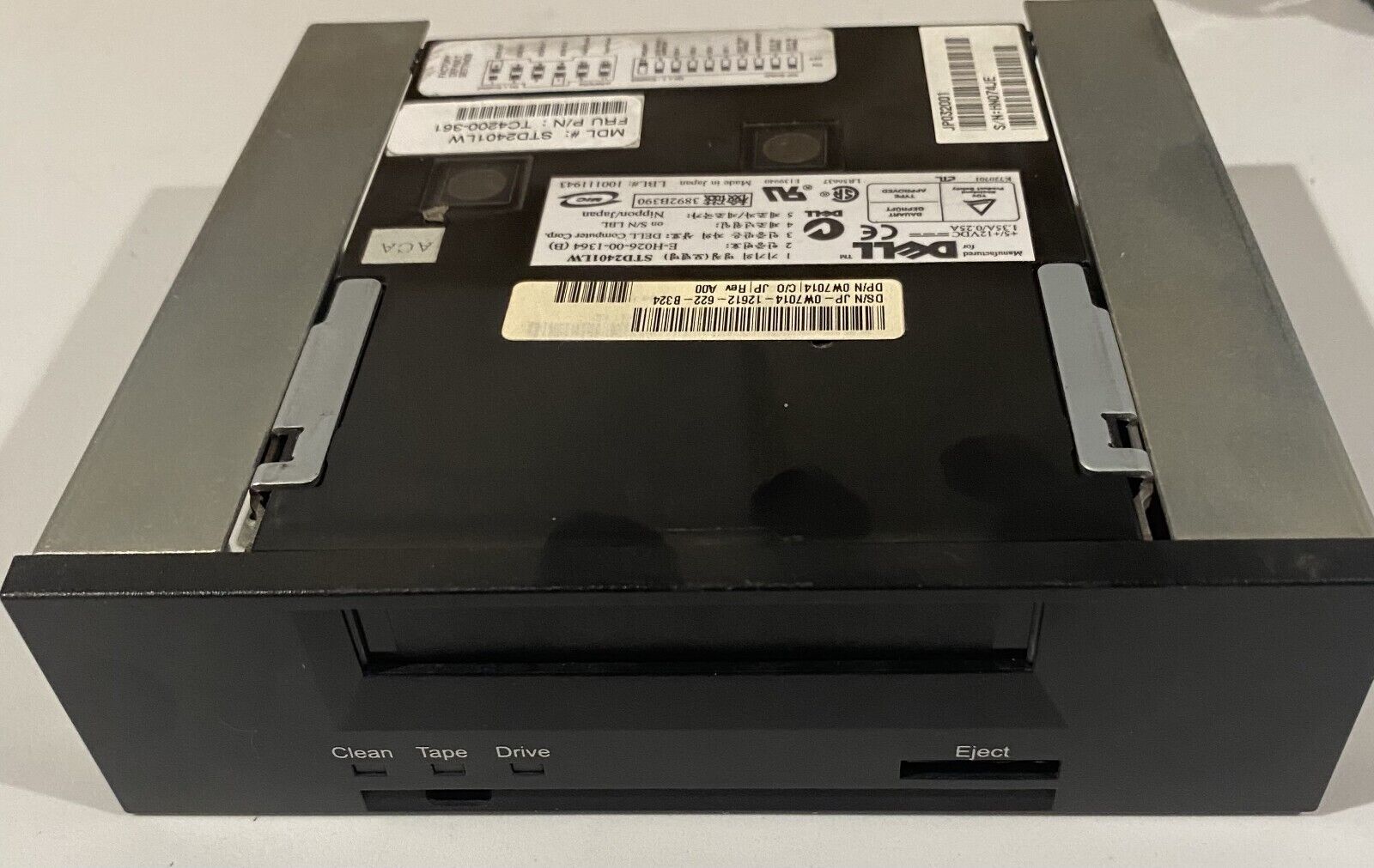 Used Dell IBM Seagate STD2401LW 20/40GB DDS/4 LCD SCSI DAT Internal Tape Drive
