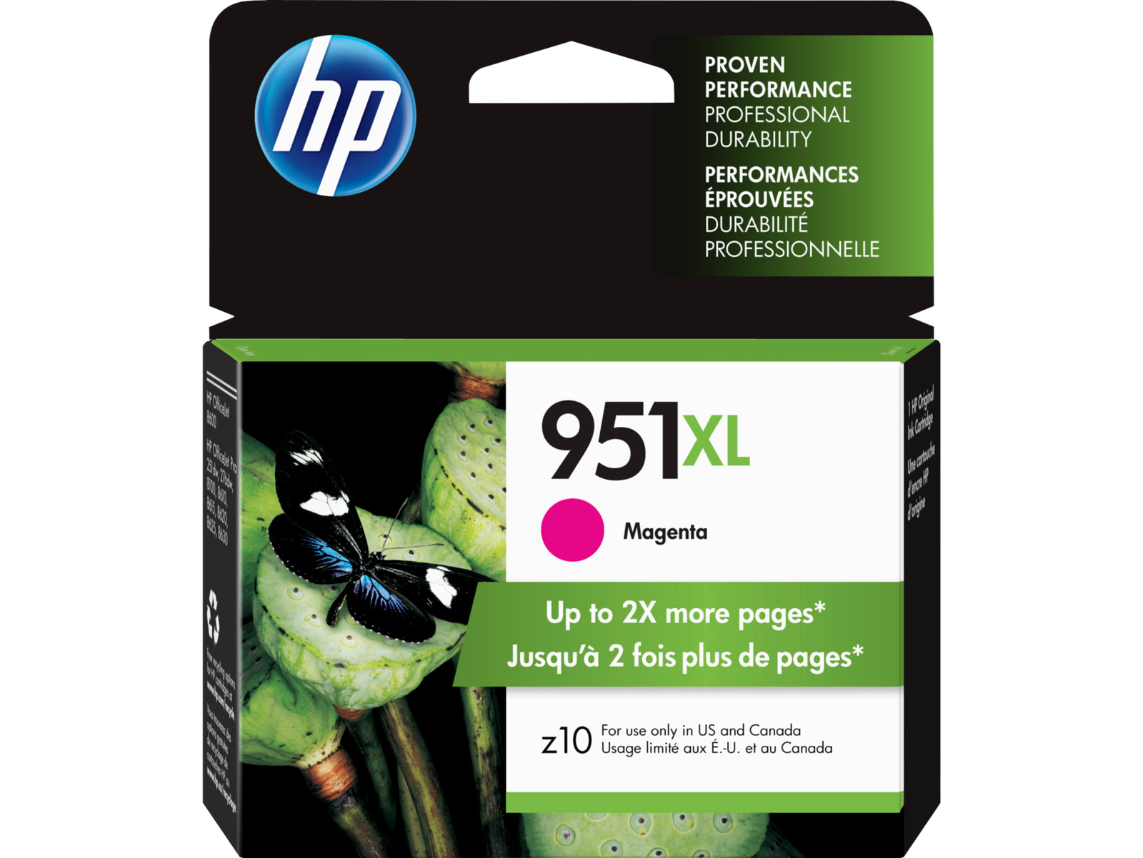 HP 951XL High Yield Magenta Original Ink Cartridge, ~1,500 pages, CN047AN#140