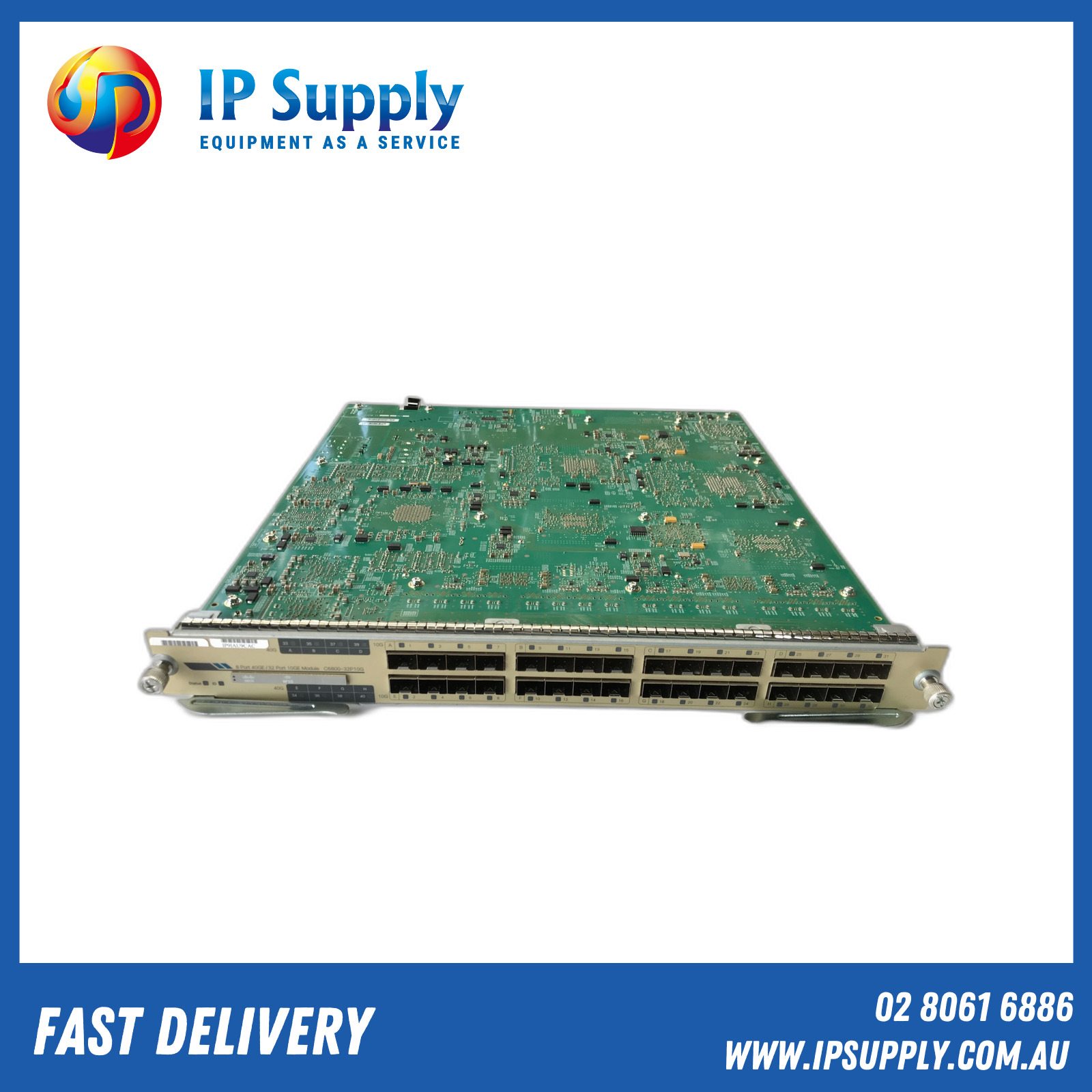 Cisco C6800-32P10G 32 Port 10GE w/ Integrated Dual DFC4
