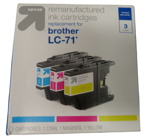 UP & UP Remanufactured Ink Cartridge Replacement FOR Brother LC-71 - COLOR CMY