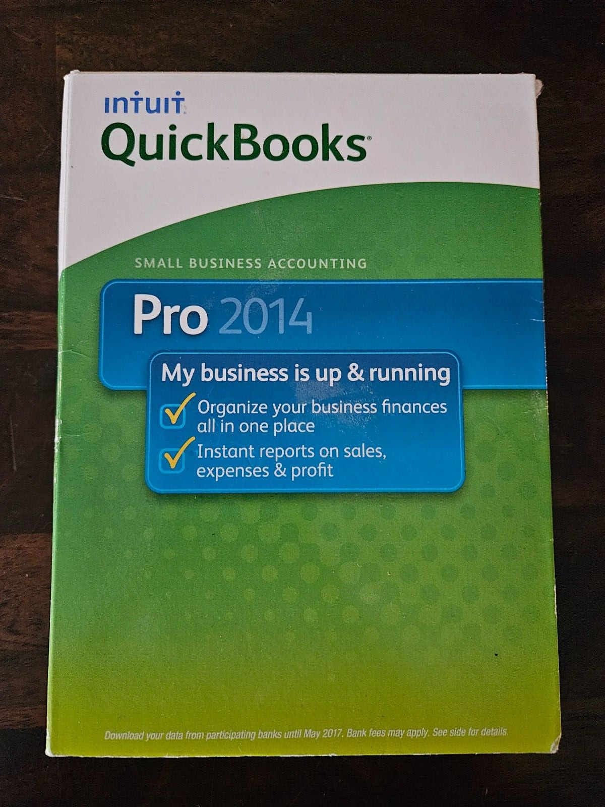 Intuit QUICKBOOKS DESKTOP PRO 2014 (Old Version) Windows = NOT A SUBSCRIPTION =