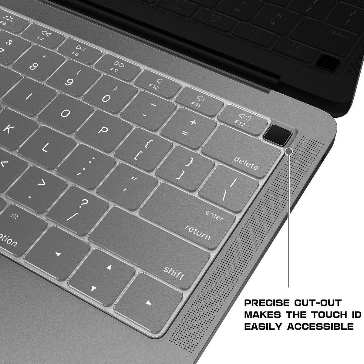 Soft Silicone Keyboard Skin Protector for 2018 MacBook Air 13 inch A1932