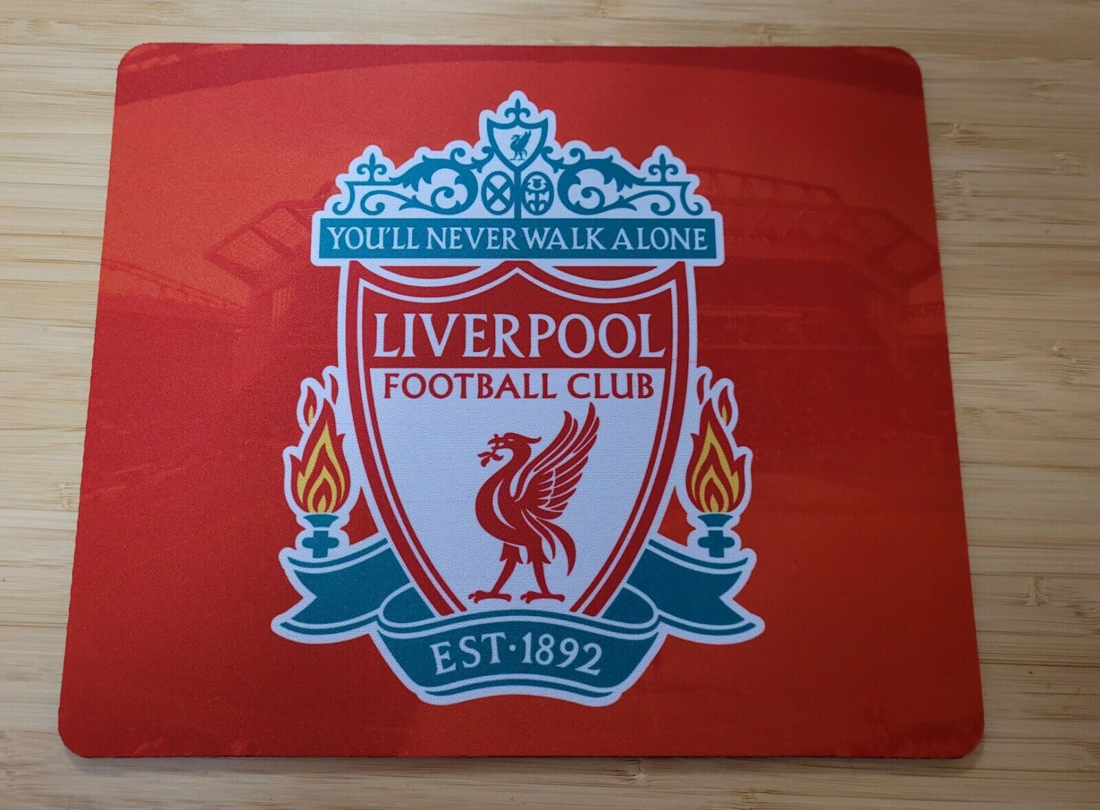 LIVERPOOL Mouse Pad Soccer Fútbol Computer Laptop Pc Mat 9.4 x 7.9 in 