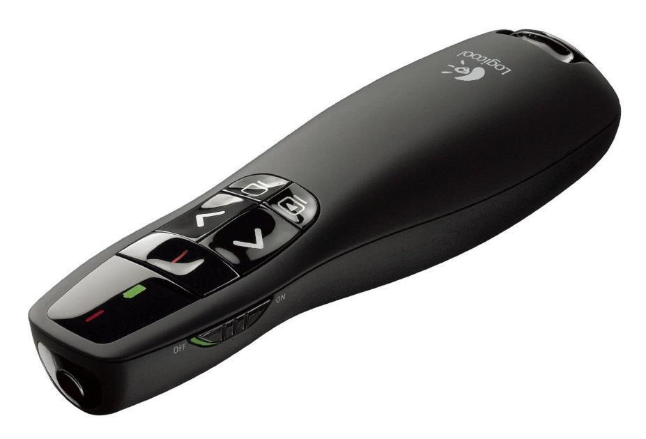 New Logicool by Logitech R400t Presenter Remote Control with Laser Point