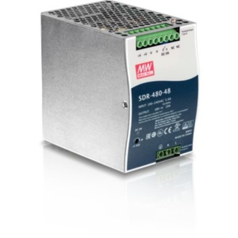 TRENDnet 480W 48V DC 10A AC to DC DIN-Rail Power Supply with PFC Function