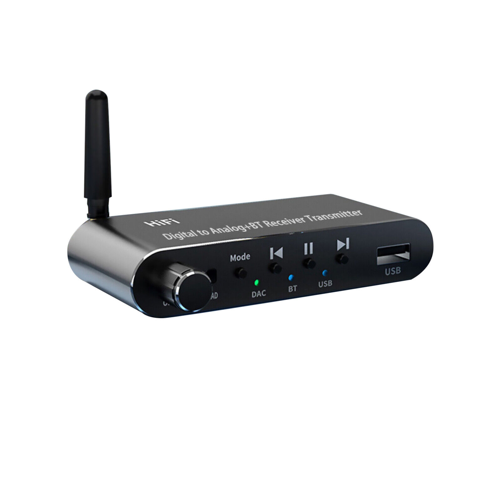 Bluetooth Receiver Transmitter DAC Converter Digital to Analog RCA Audio Adapter