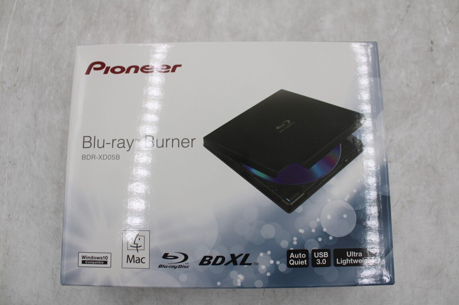 LOT OF 10 Pioneer BDR-XD05B 6X Slim Portable USB 3.0 Blu-Ray Burner BD-DVD/CD