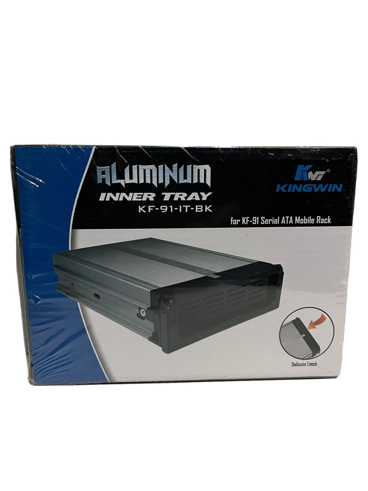KINGWIN Aluminum Inner Tray KF-91-IT-BK for KF-91 Serial ATA Mobile Rack Sealed