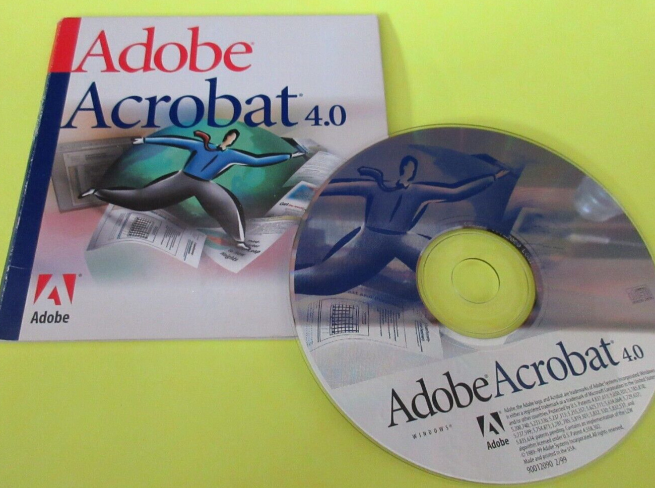Adobe Acrobat 4.0 Original Disc in Package - for Windows NICE