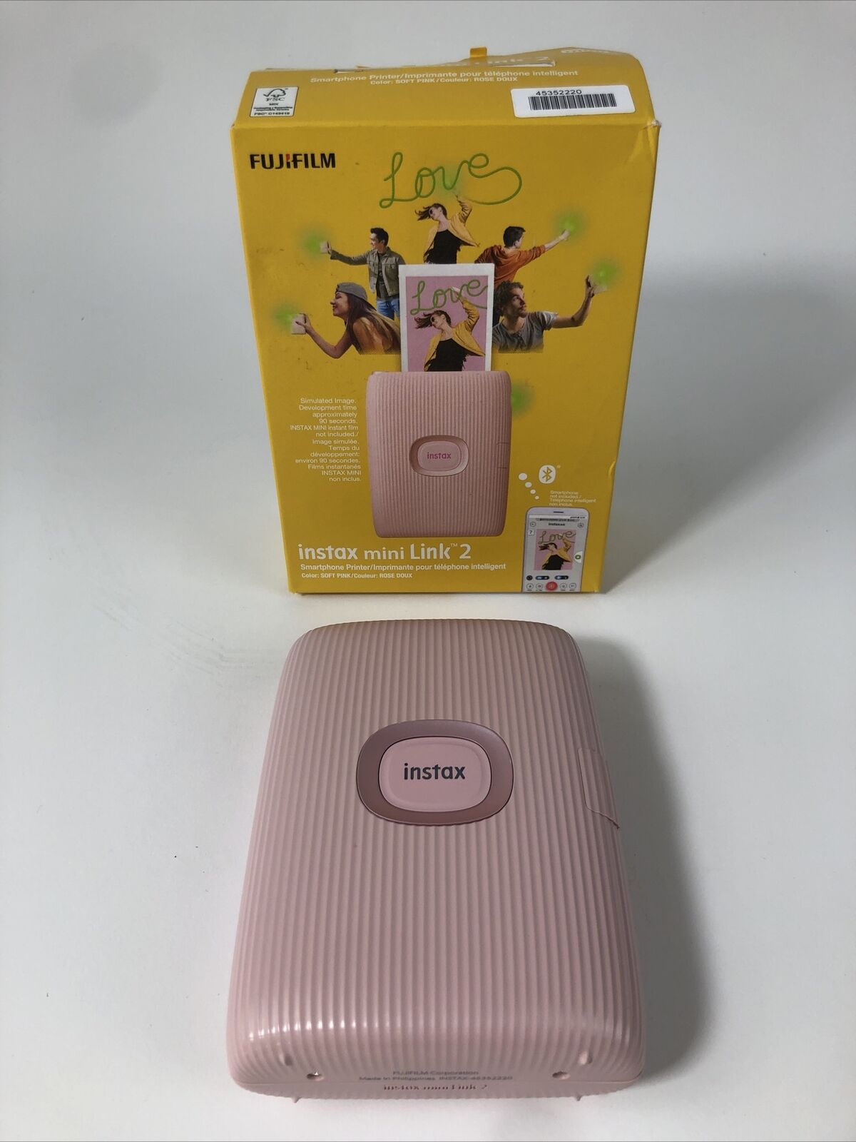 Fujifilm - Instax Mini Link 2 - Wireless Photo Printer - Pink