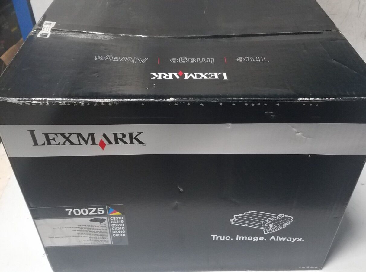 Genuine Lexmark 700Z5 70C0Z50 Black and Color Imaging Unit CMYK 40K Page NEW