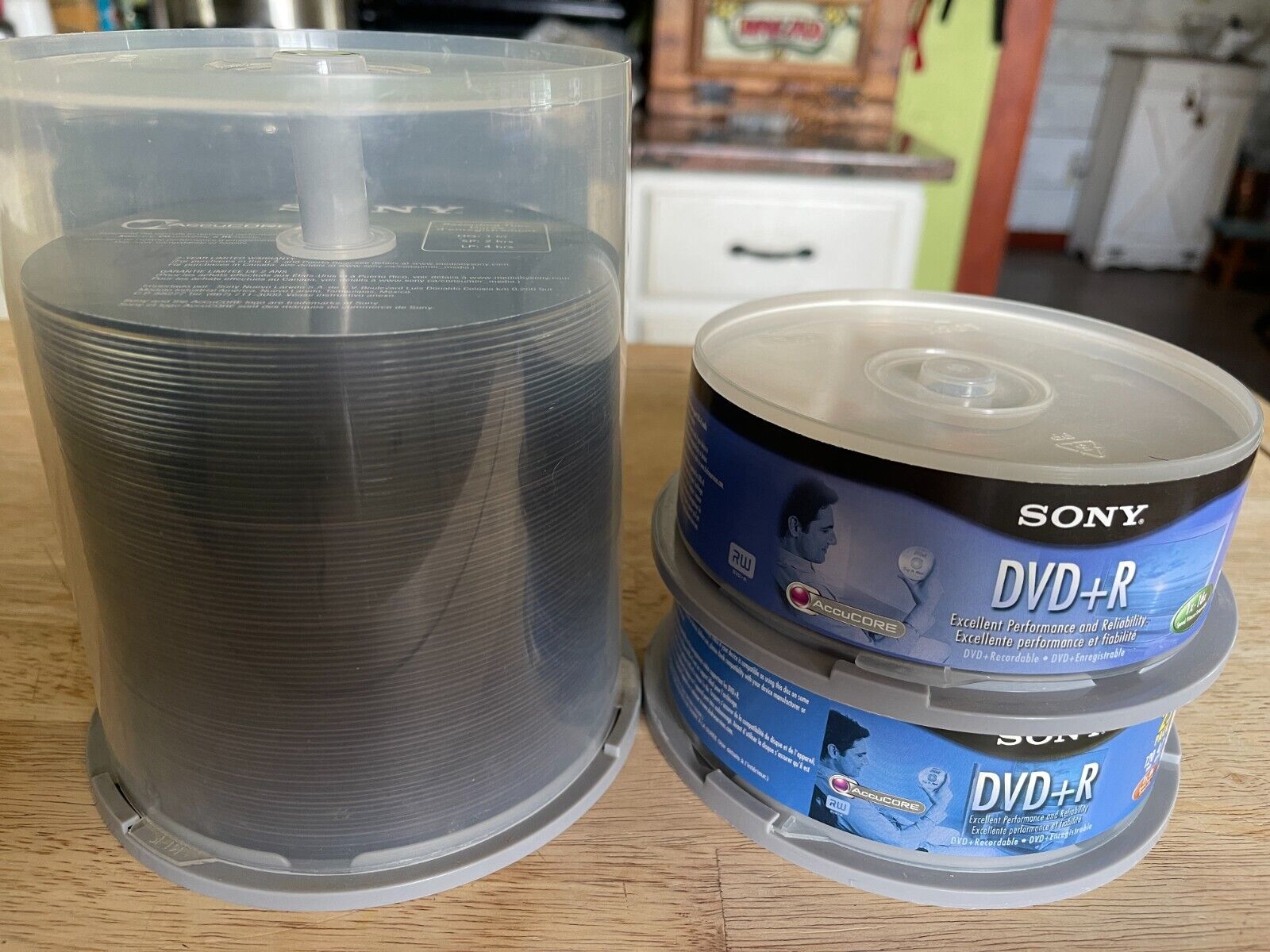 Sony DVD-R - Pack of 138 - 120min 4.7GB 1-16x Recordable Discs - New Open Box