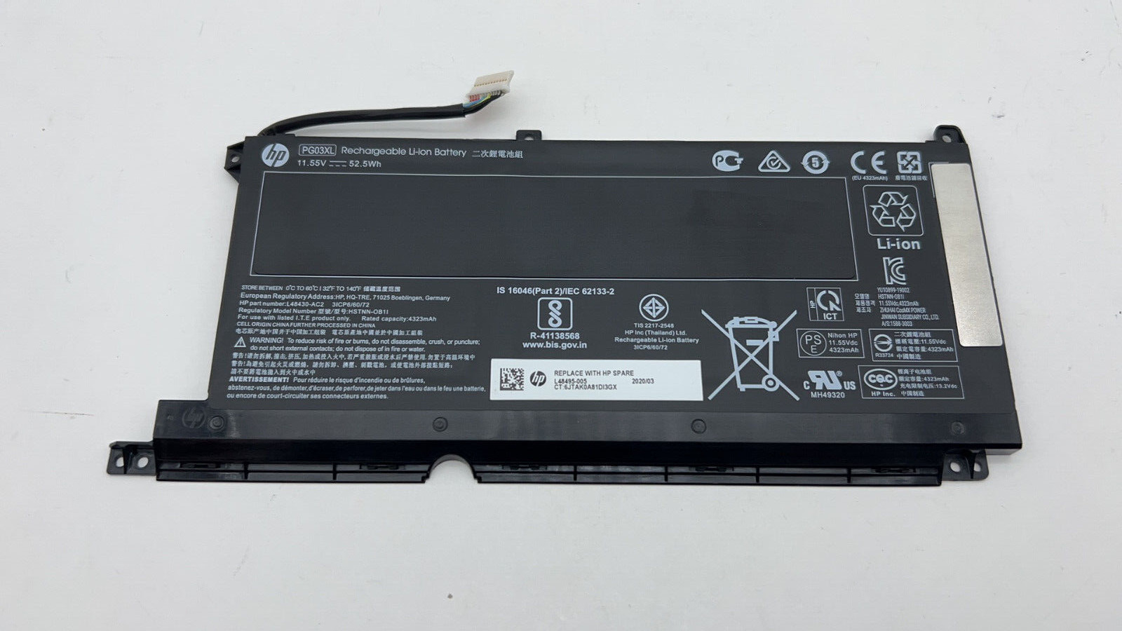 New Genuine PG03XL Battery for HP Pavilion Gaming 15-DK L48430-AC1 L48495-005