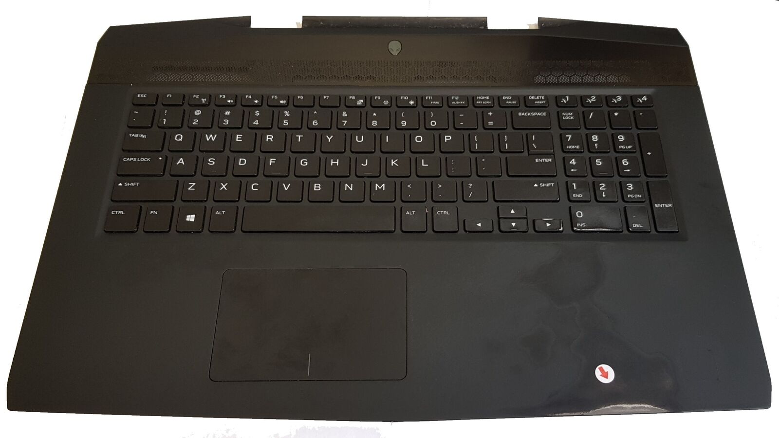 Dell Alienware M17 OEM Laptop Palmrest Keyboard Touchpad GYGKG 0GYGKG CN-0GYGKG