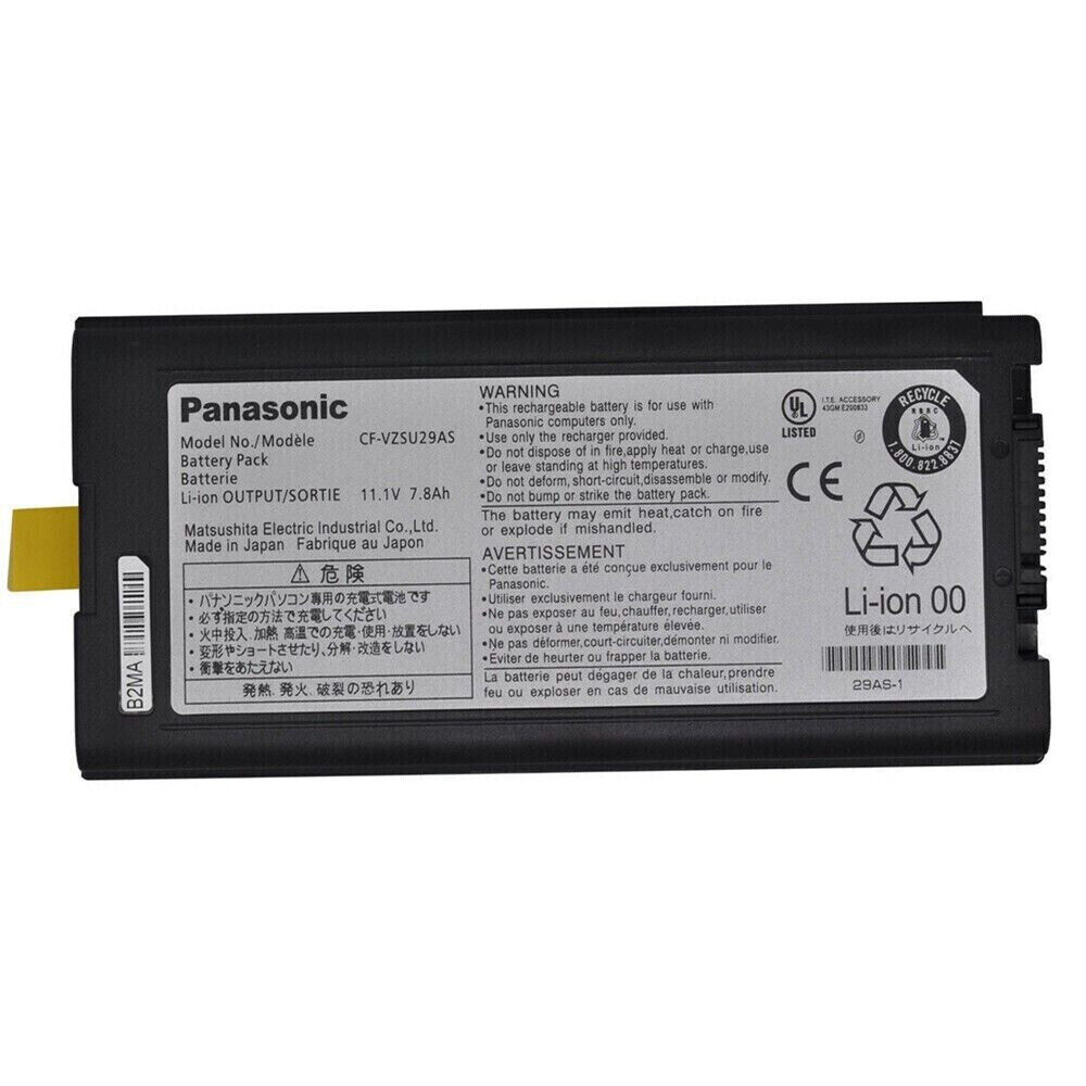 7800mah Genuine Panasonic Battery CF-VZSU29/VZSU29ASU for Toughbook CF-29/51/52