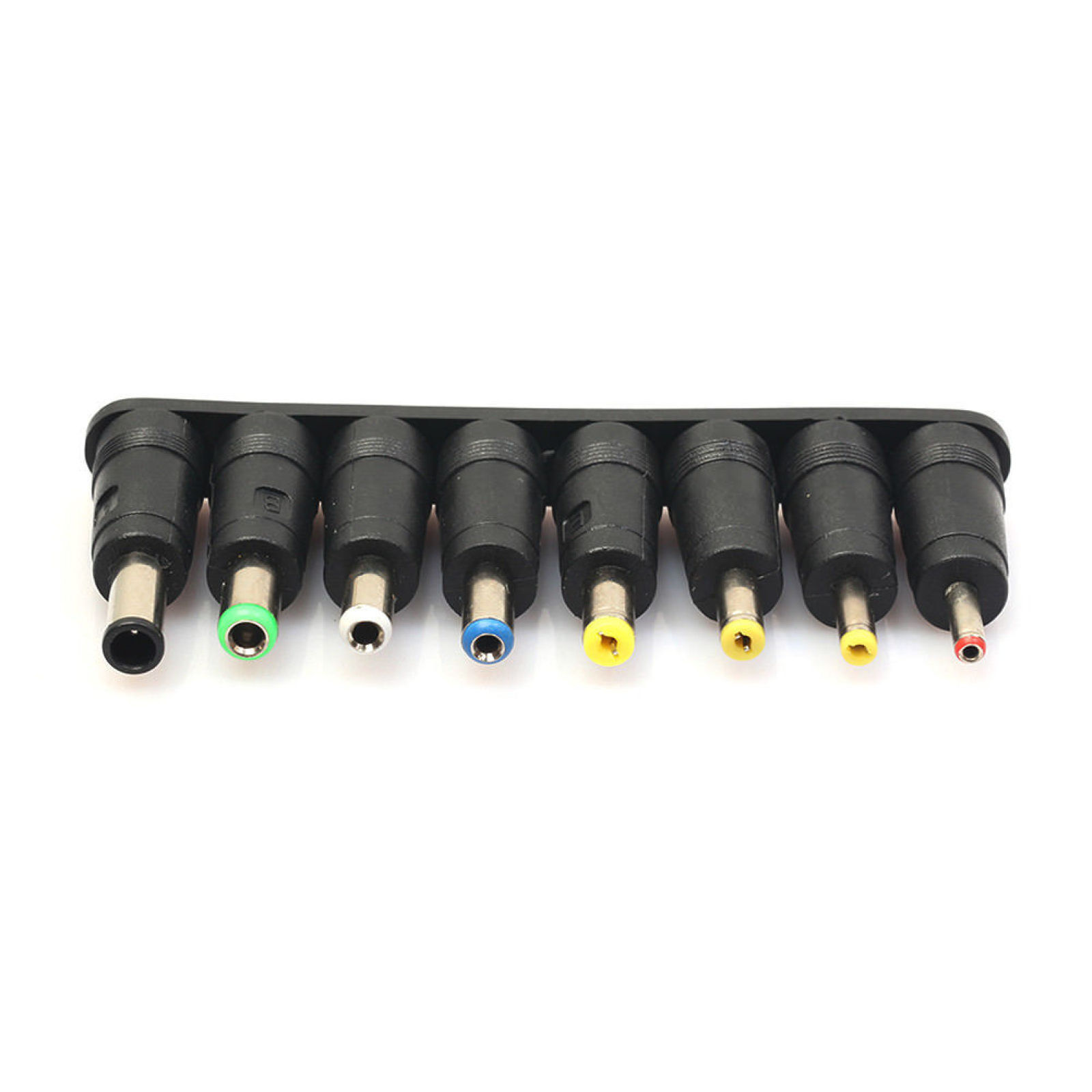 1 Set DC 5.5 x 2.1mm Female Jack to 8 Multi Type Power Plug Connector Adapter