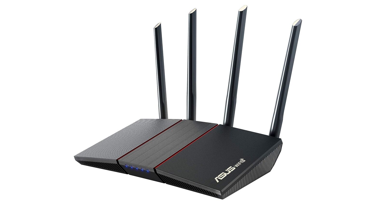 ASUS RT-AX55 AX1800 Dual Band WiFi 6 Gigabit Router, 802.11ax, Lifetime Internet