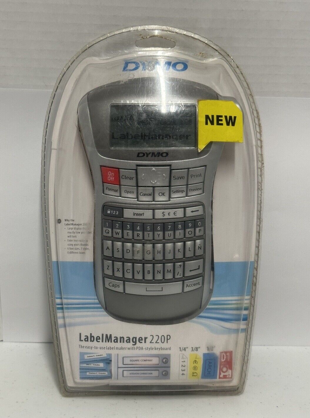 Dymo LabelManager 220p 1738347 Thermal Printer Portable New Label Maker