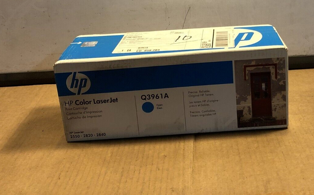 NEW HP LaserJet  2550.2820.2840  Q3961A Cyan Toner Cartridge  SEALED BOX