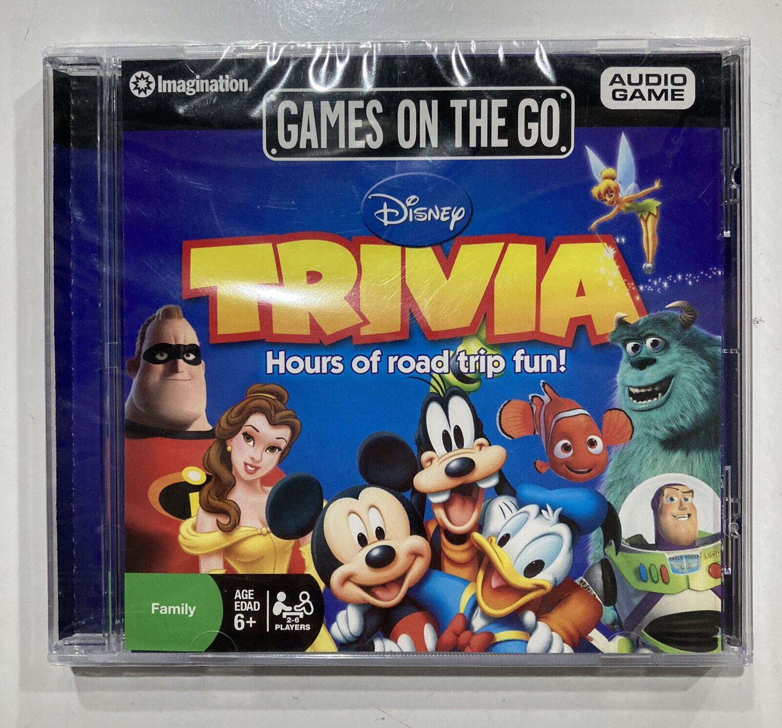 Disney Games On The Go Trivia Game - Hours Of Road Trip Fun - Audio Game