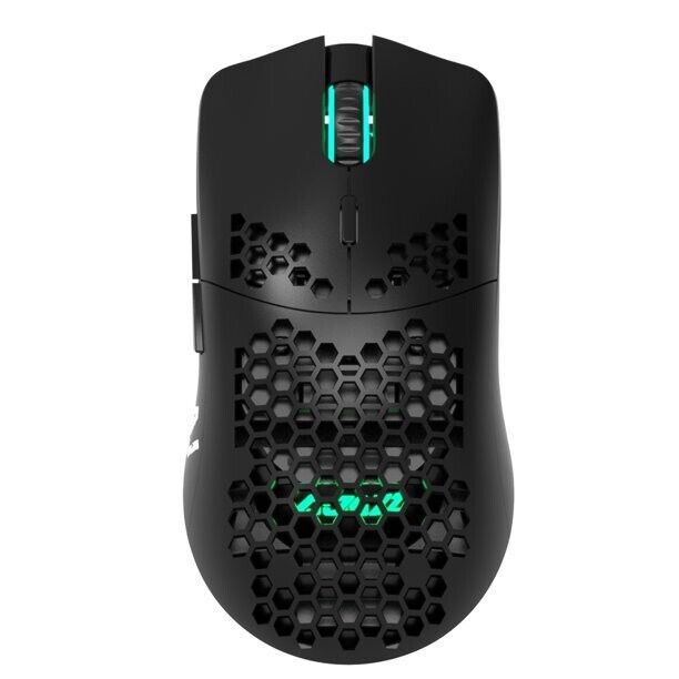 Ajazz AJ390 Wired Gaming Mouse Hollowed-out Honeycomb Shell with 7 Keys
