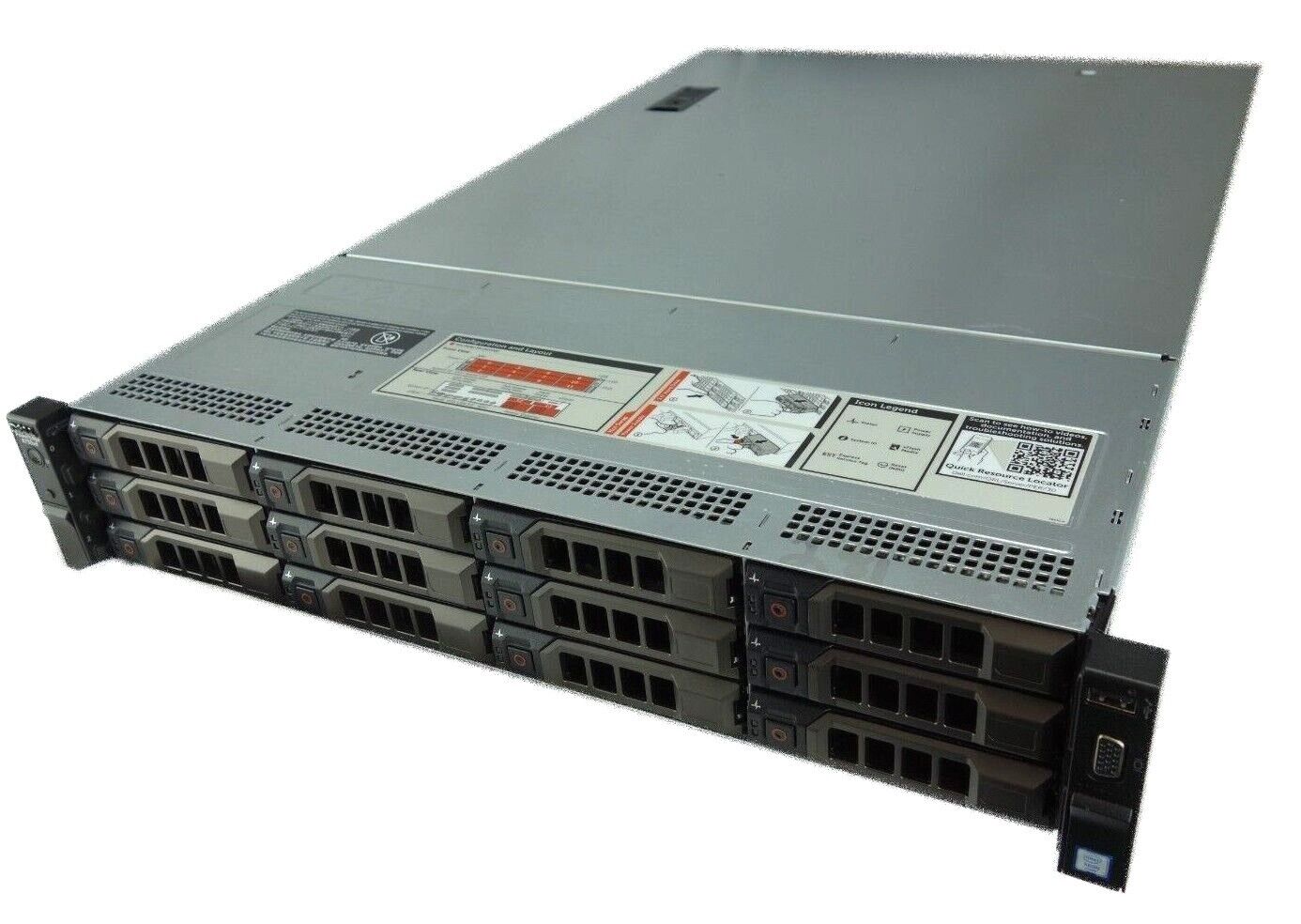 Dell PowerEdge R730xd 12B+4B LFF H730P X520/i350 - Choose E5-2600v4 CPU RAM HDD