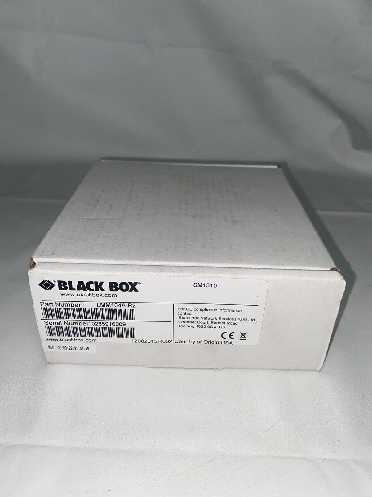 LMM104A-R2 by Black Box Corp, LMM100 Transceiver/Media Converter LMM104A-RS, New