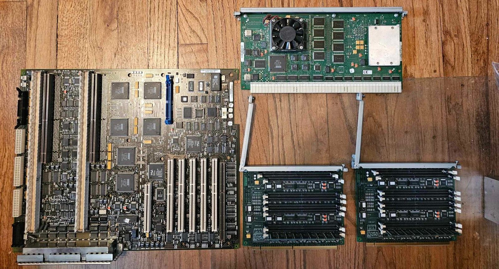 Rare DIGITAL DEC ALPHASTATION 1200 Motherboard + Processor and 2x Memory Boards