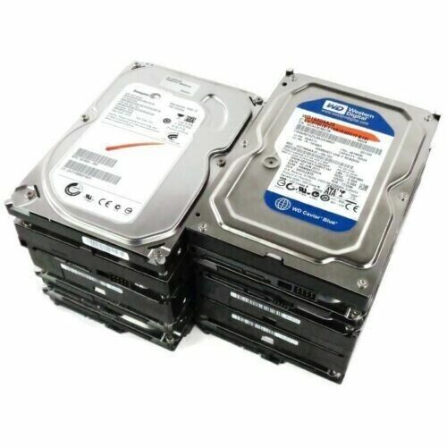 500GB 3.5 Hard Drives - Mixed Brands - Lot of 50