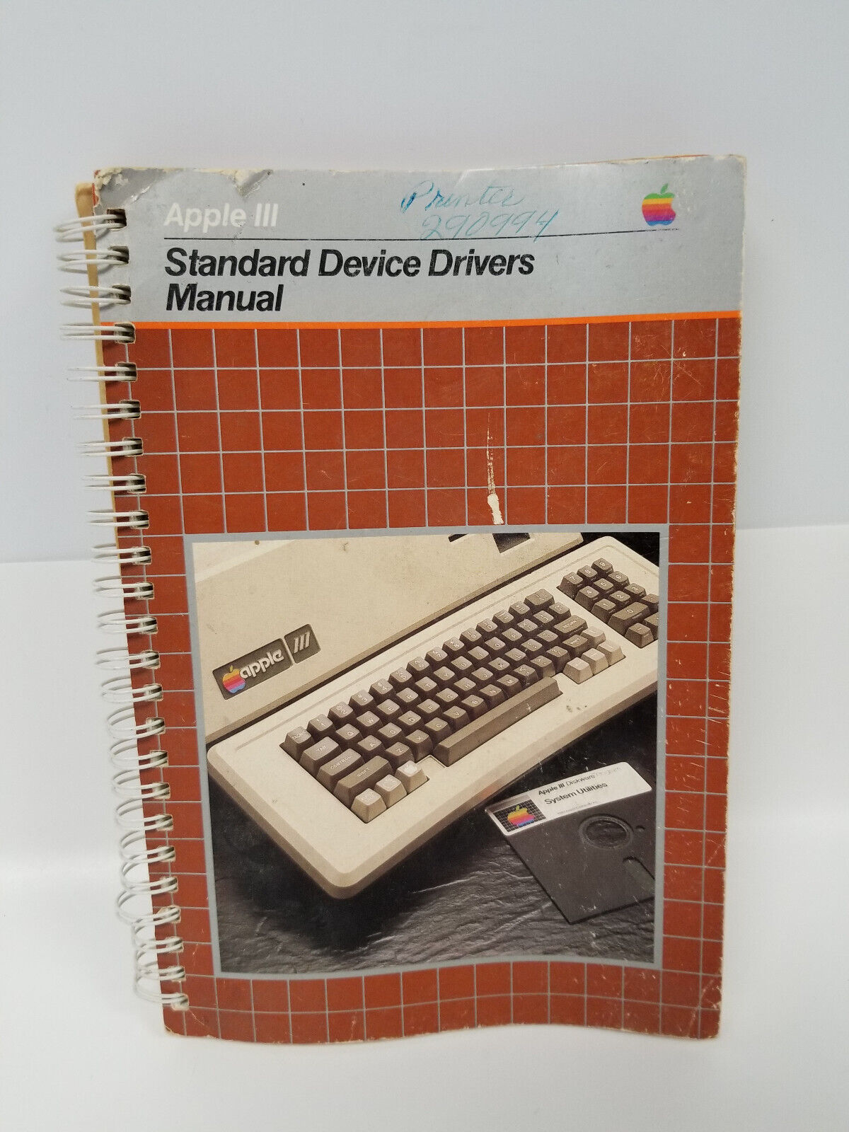 Vintage 1981 Apple III Standard Device Drivers Manual (Color Print)