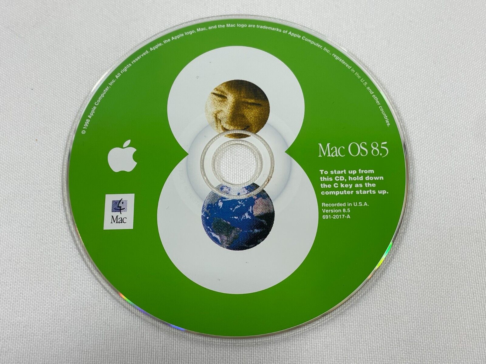 Vintage 1998 Apple Mac OS 8.5 DISC ONLY CD-ROM Software Operating System