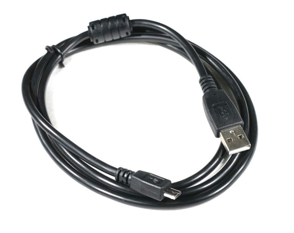 Micro-B USB Cable 6 Feet with Ferrite D2F